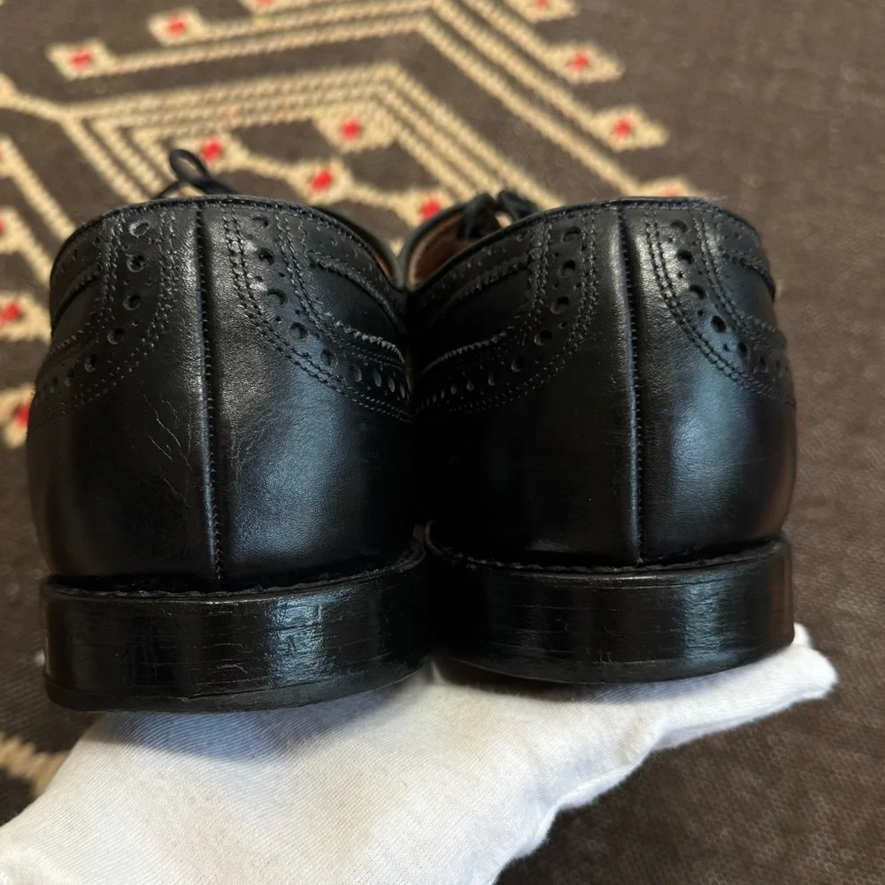 Allen Edmonds Hendrix Leather Oxford Black Sz 14E Wide